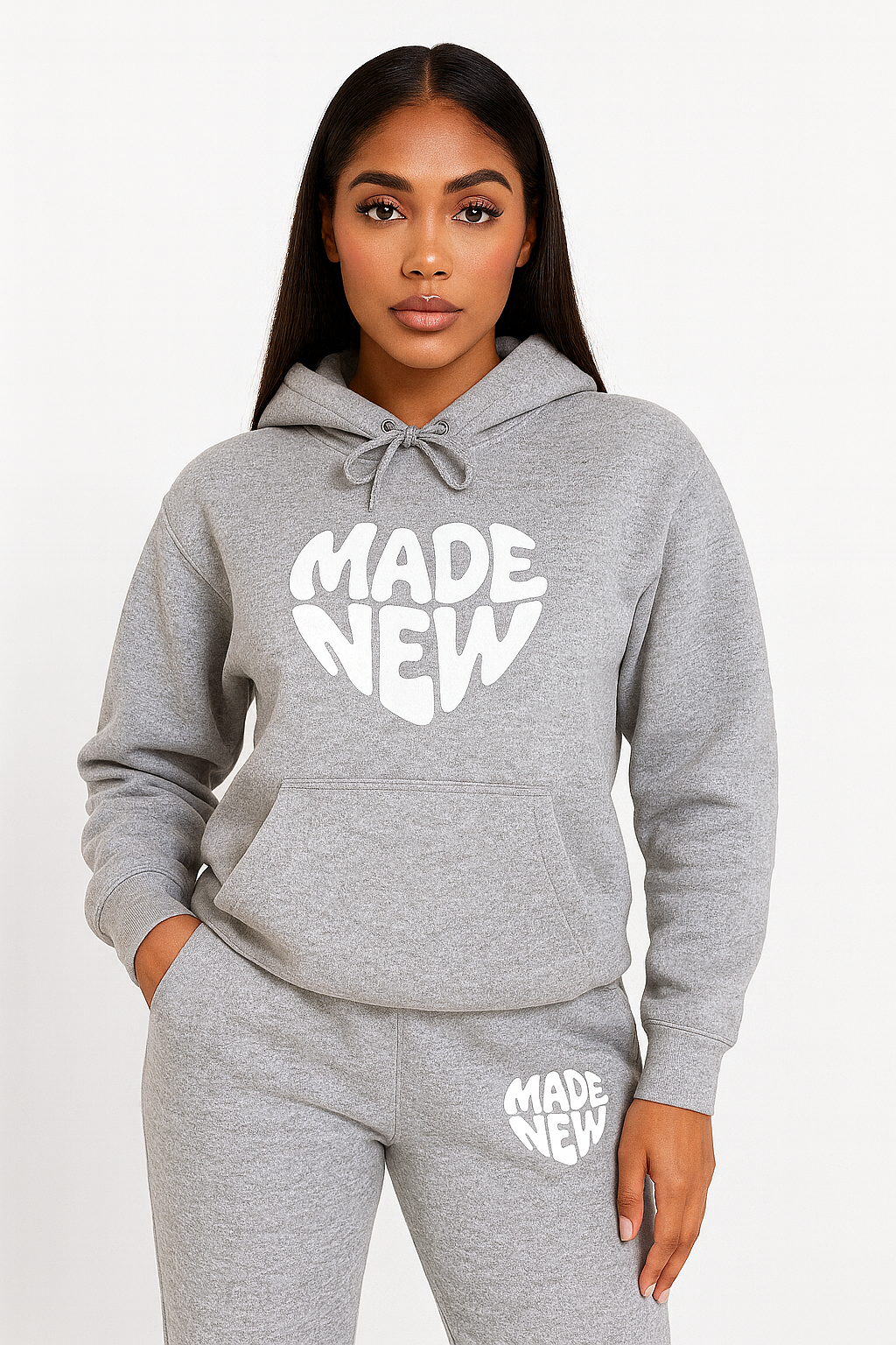 'Made New' Hoodie - Light Grey | Season 1