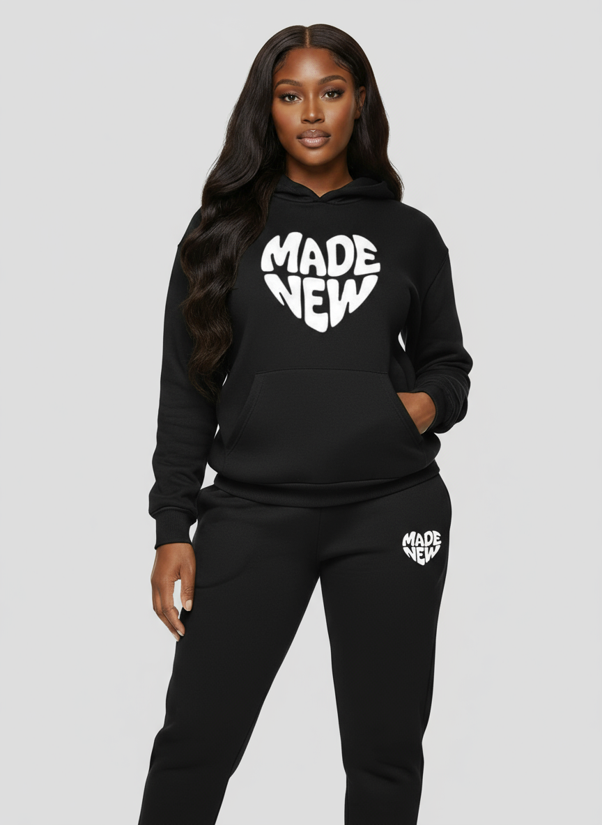 'Made New' Hoodie - Black & White | Season 1